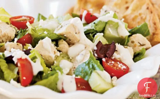 Salată De Pui Grecească Cu Ierburi