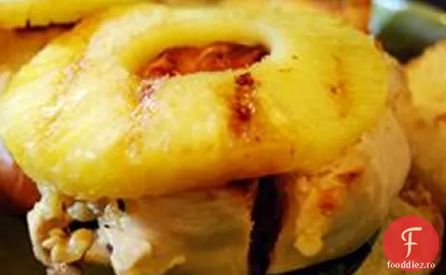 Glisoare De Ananas De Pui La Grătar