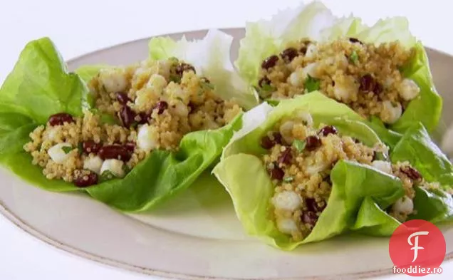 Quinoa cu fasole neagră și Hominy