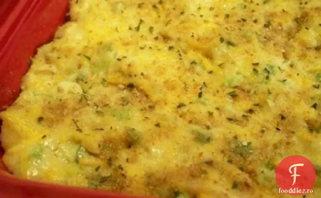 Gratin de Broccoli și conopidă