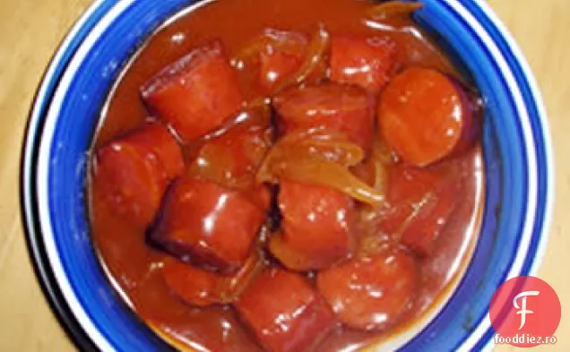 Aragaz lent Kielbasa dulce și acru