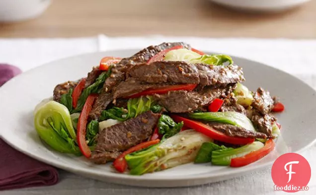 Asiatice carne de vită cu fata Bok Choy